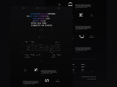Triumph of typography, shape and color beautiful typography branding design figma minimalism typography ui ux web design