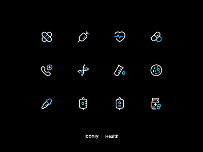 Iconly Pro | Health icons