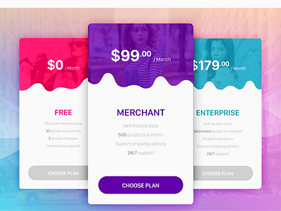 Pricing Card Design