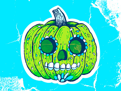 BYOP byop pumpkin sticker stickermule sugarpumpkin