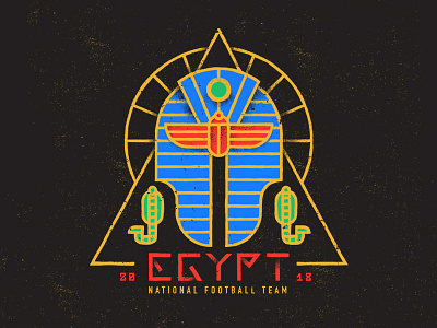 Egypt 2018 badge badge design egypt football soccer the pharaohs world cup