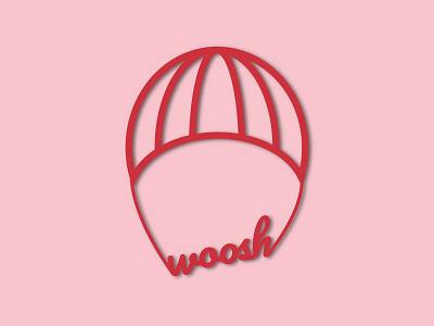 Woosh Logo dailylogochallenge design graphic design illustration logo minimal vector