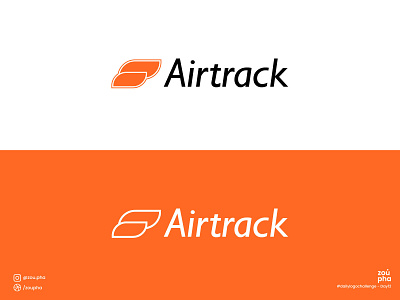 Airtrack Logo branding dailylogochallenge design graphic design logo logo design minimal vector