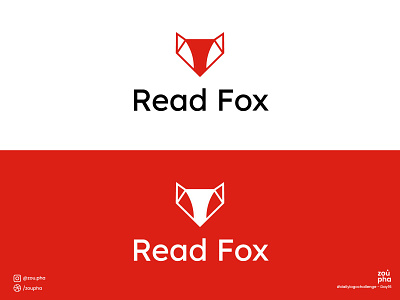 Read Fox Logo branding dailylogochallenge design graphic design illustration logo logo design minimal vector