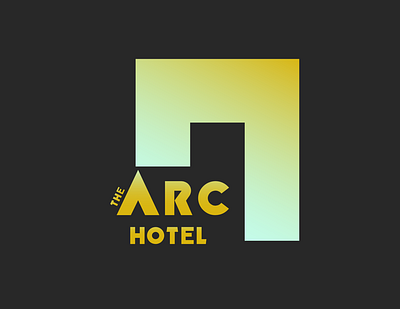 The Arc Hotel branding design graphic design illustration logo vector