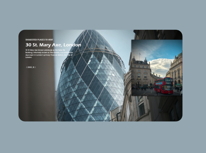 Travel Web UI Design Page4 by Syed Hassan Ali on Dribbble