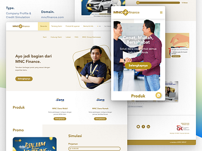 MNC Finance. app branding design ui ux