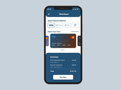 Daily UI 002: Credit Card Check Out