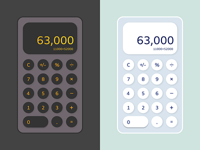 Daily UI 004: Calculator calculator daily ui dailyui figma graphic design mobile