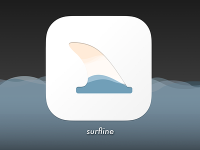 Daily UI 005: App Icon for Surfline app icon daily ui dailyui figma logo surfing ui