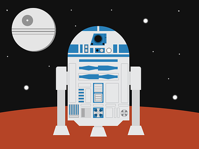 R2-D2 illustration r2 d2 r2 d2 r2d2 star wars
