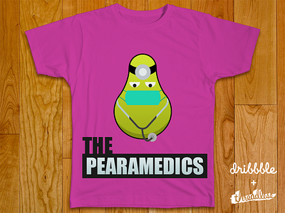The Pearamedics Threadless tee! illustration logo medic pear t shirt tee