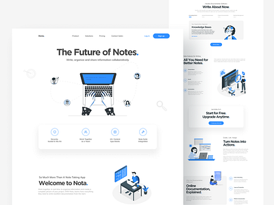 Nota - Note Taking Website