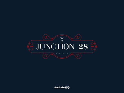 Junction 28 - logo branding design icon logo logo design restaurant vector web