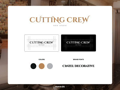 Cutting Crew brand brand branding crew cutting cuttingcrew design hair hair salon hair studio haircut hairdresser hairstyle logo logo design london men salon