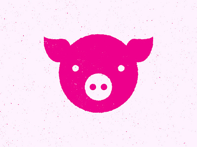 Pig animal illustration pig pink