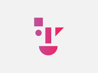 Shifter Logo face gradient j2 shapes web
