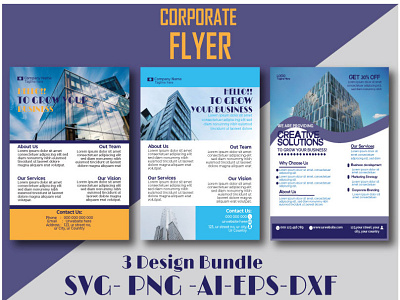 Corporate Flyer Templates Design templates