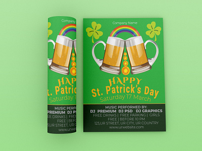 Saint Patrick's day Templates advertisement branding design download graphic design illustrator stpattys templates