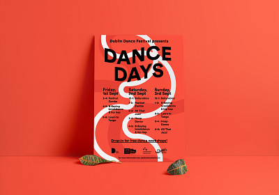 Dublin Dance Festival brochure dance festival ddf dublin dance festival minimal art poster poster design