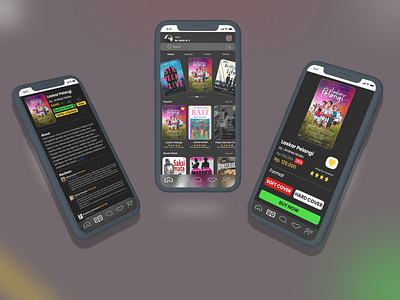 Bookstore for you reading app book branding design mobile store ui uiux ux