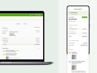 Invoice Details - Desktop and Mobile App