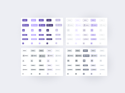 Button UI Kit button dashboard design system ui ui kit web design website