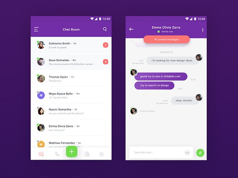 #Exploration - Chat Room by Laude Pirera Ardi on Dribbble