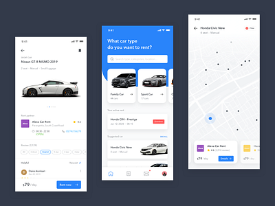 Mobile Exploration - Rental Car App