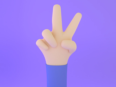 3D Peace Sign