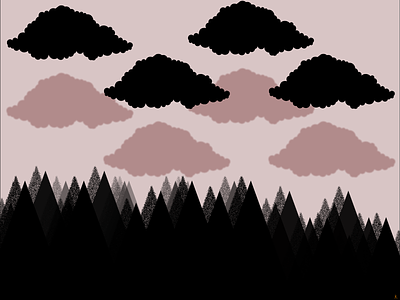 Forest sky design graphic design illustration vector