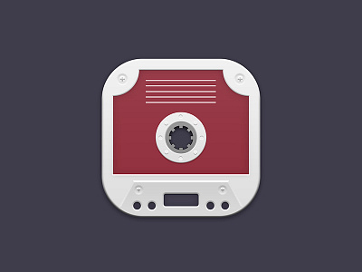 Cassette Tape iOS Icon