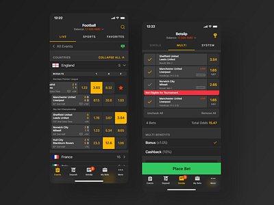 TotoSport App for iOS