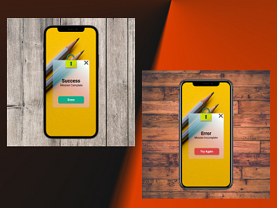 Design a Flash Message app color design typography ui ux