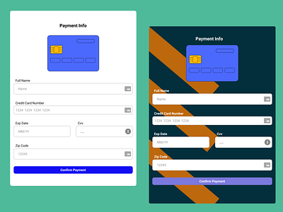 Credit Card Form