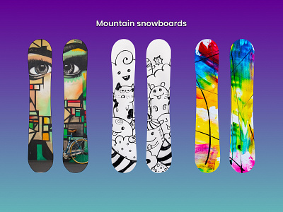 Snowboards mountain snowboards ui