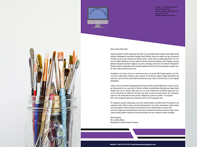 letterhead design a4 adobe indesign graphic design letterhead ui