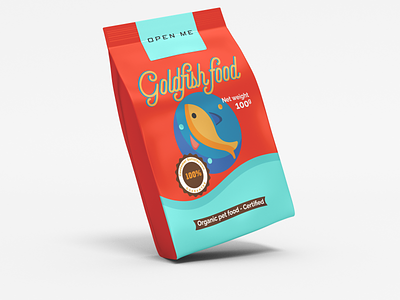 Package design color fish food graphic design package design