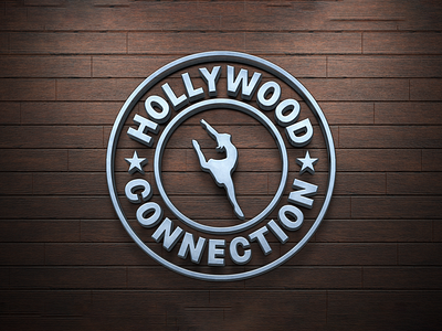 Hollywood connection logo badge logo contest graphic design logo