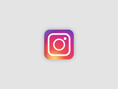 New look of Instagram. brand branding camera gradient icon illustration instagram logo vector