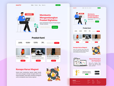 LANDING PAGE | DOWNLOAD FIGMA TEMPLATES articles blog company profile corporate design ecommerce graphic design landing page startup ui website