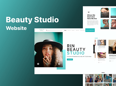 Beauty Studio - Website Design app design figma ui user experience web design