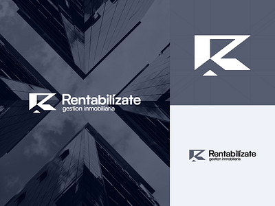 RENTABILIZATE - Logo for Rental Investment Partner brand identity branding corporative design fiodarbard icon logo minimalist minimalistic vector