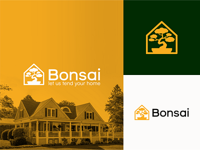 Bonsai - Visual Identity for app-assisted home management brand identity branding design graphic design logo minimalistic vector