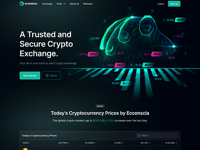 Eccenscia Crypto Trading Platform