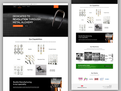 Manufacturing Company Website
