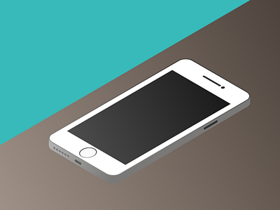 3d Iphone 3d design illustration logo