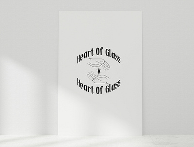 Heart Of Glass - Logo Design branding design illustration logo