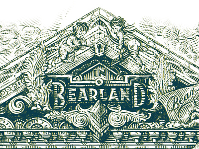 The Collection ephemera illustration lettering logomark