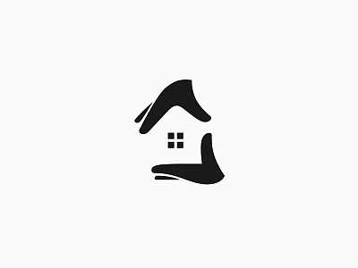 Logo Concept ( II ) hand house